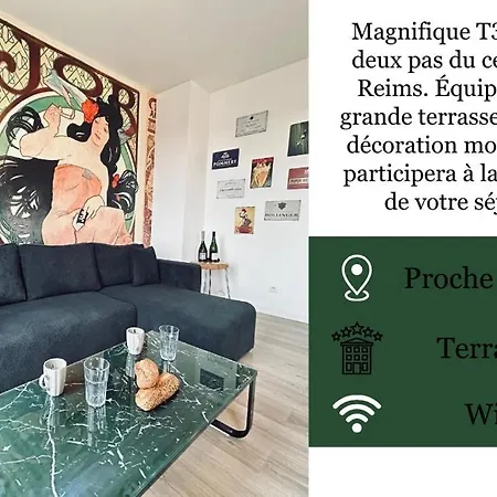 Apartment Champagne T3 Avec Balcon Et Garage Vue Basilique *