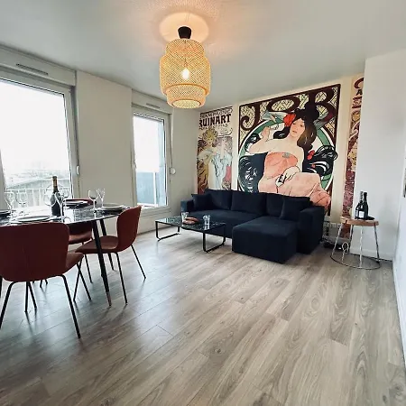 公寓 Champagne T3 Avec Balcon Et Garage Vue Basilique *